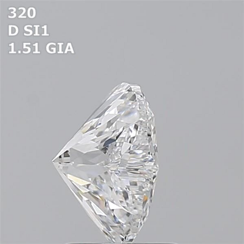 1.51 carat D-SI1 Natūralus Heart Deimantas (1)
