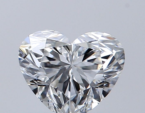 0.5 carat E-VS2 Natūralus Heart Deimantas (1)
