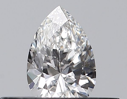 0.24 carat F-VVS2 Natūralus Pear Deimantas (1)