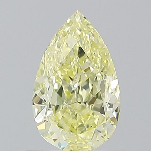 1.01 carat Fancy Yellow-SI2 Natūralus Pear Deimantas (1)
