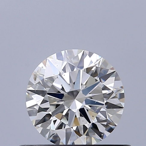 0.52 carat F-SI2 Excellent cut Natūralus Round Deimantas (1)