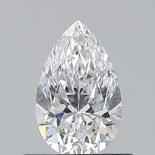 0.55 carat D-VVS1 Natūralus Pear Deimantas (1)