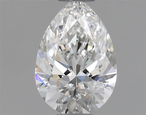 0.3 carat F-VS2 Natūralus Pear Deimantas (1)