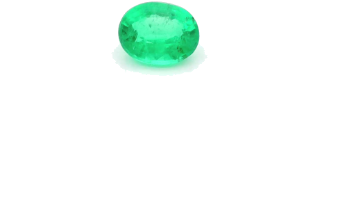 0.42 carat GREEN Oval Smaragdas (1)