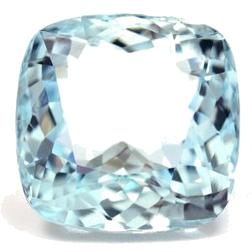 8.29 carat BLUE Cushion Aquamarine (1)