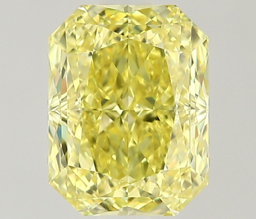 1.0 carat Fancy Intense Yellow-VVS1 Natūralus Radiant Deimantas (1)