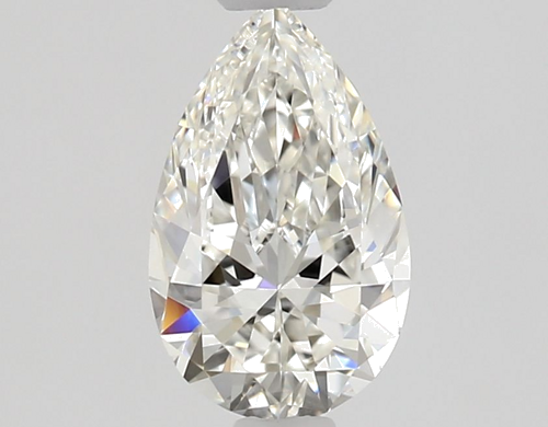 0.55 carat H-VVS2 Natūralus Pear Deimantas (1)