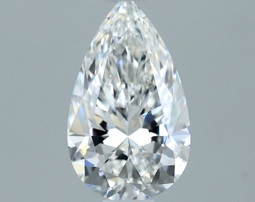 0.53 carat F-VS1 Natūralus Pear Deimantas (1)