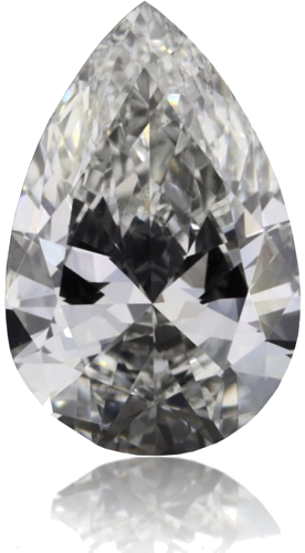0.3 carat G-VVS1 Natūralus Pear Deimantas (1)