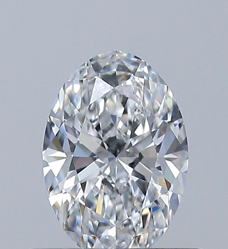 0.51 carat D-VVS2 Natūralus Oval Deimantas (1)