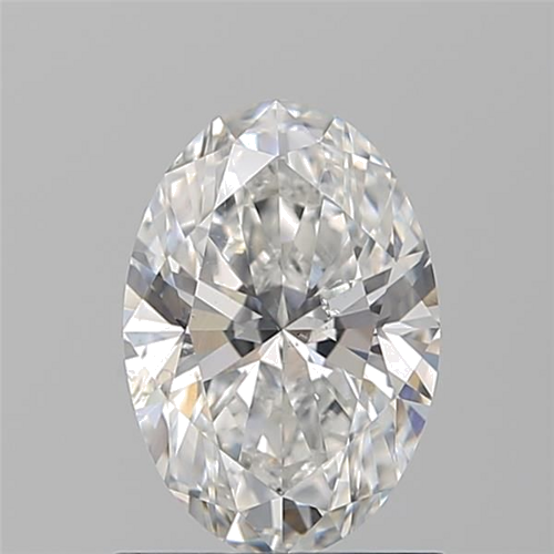 1.01 carat F-SI2 Natūralus Oval Deimantas (1)