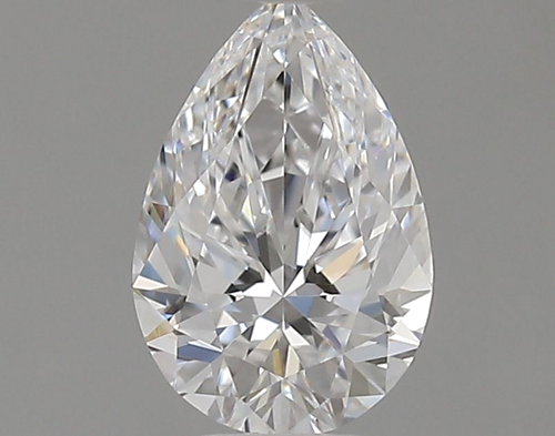 0.54 carat D-VVS2 Natūralus Pear Deimantas (1)