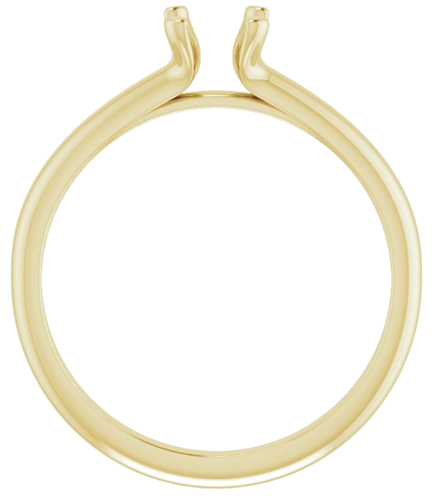 Sužadėtuvių Žiedas „Solitaire“ 10k yellow gold Round 5.5mm (2)
