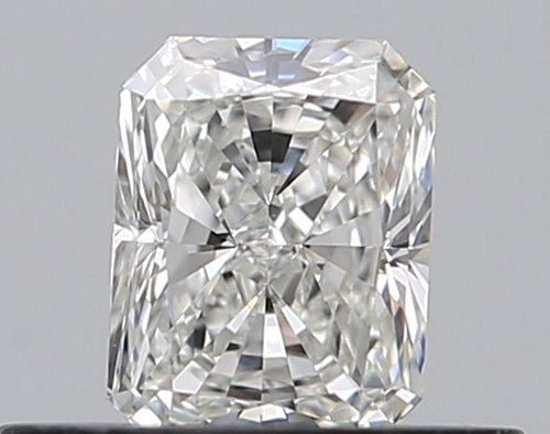 0.36 carat H-VVS2 Natūralus Radiant Deimantas (1)