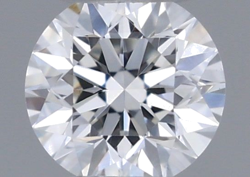 0.18 carat F-VVS2 GD cut Natūralus Round Deimantas (1)