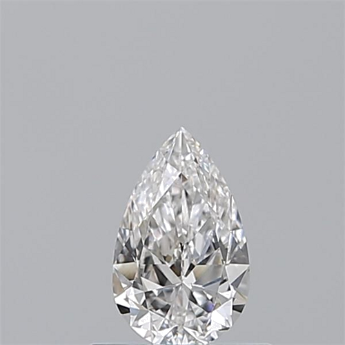 0.5 carat E-VS1 Natūralus Pear Deimantas (1)