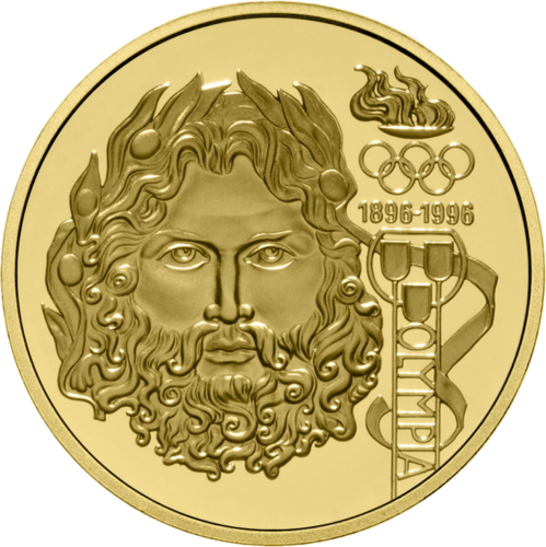 1995 Austrija Olimpinio judėjimo šimtmetis auksinė moneta (1)