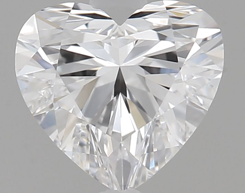 0.55 carat D-VVS1 Natūralus Heart Deimantas (1)