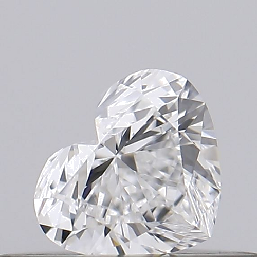 0.21 carat E-VVS1 Natūralus Heart Deimantas (1)