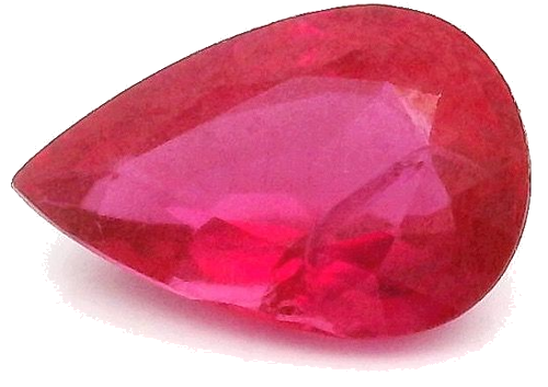0.46 carat RED Pear Rubinas (1)