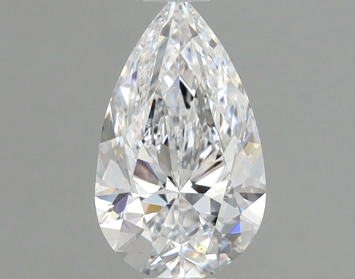 0.5 carat D-VS2 Natūralus Pear Deimantas (1)