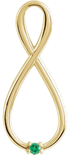 Pakabukas „Family Infinity-Inspired“ 14k yellow gold Round 1.5mm (4)