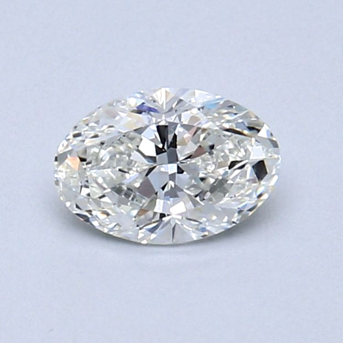 0.51 carat G-VS1 Natūralus Oval Deimantas (1)