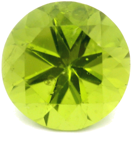 5.93 carat GREEN Round Peridot (1)