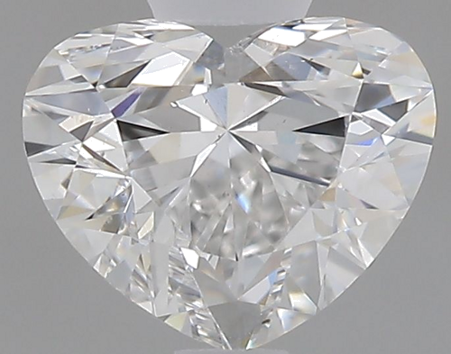 0.6 carat E-VS2 Natūralus Heart Deimantas (1)