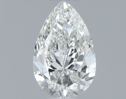 0.5 carat H-VS2 Natūralus Pear Deimantas (1)