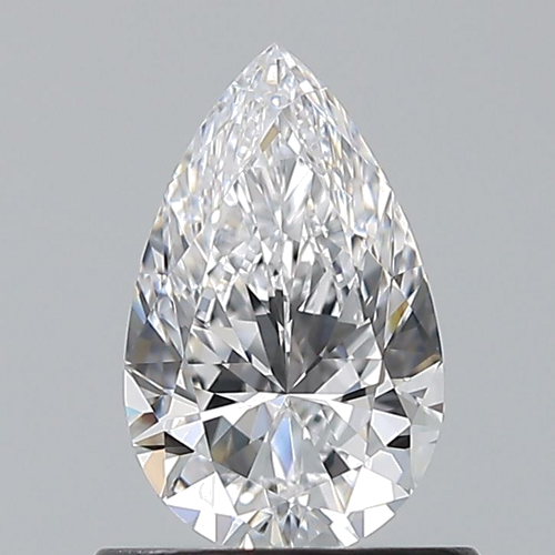 0.7 carat D-VS1 Natūralus Pear Deimantas (1)