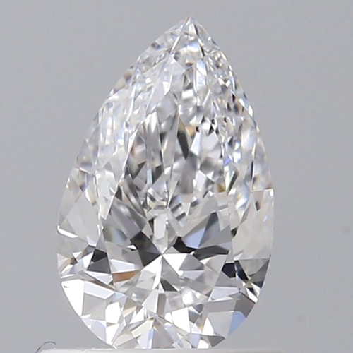 0.7 carat D-SI1 Natūralus Pear Deimantas (1)