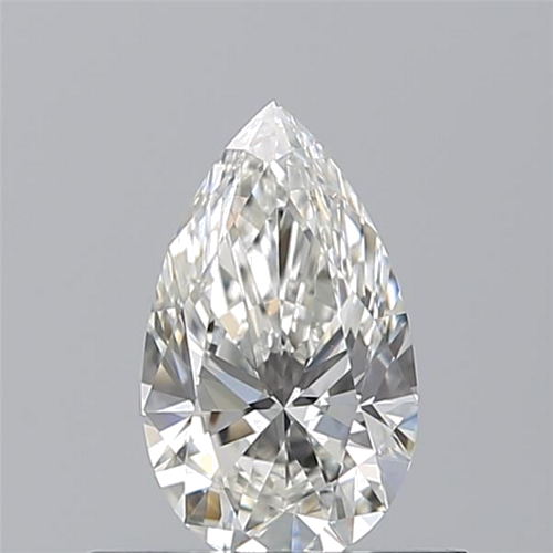 0.51 carat H-IF Natūralus Pear Deimantas (1)