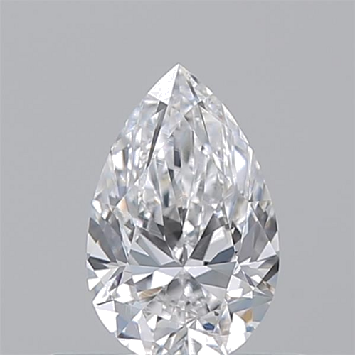 0.5 carat D-VVS1 Natūralus Pear Deimantas (1)