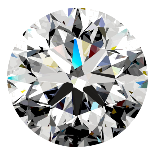 0.3 carat F-VVS2 Very Good cut Natūralus Round Deimantas (1)
