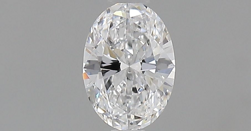 0.41 carat D-VVS1 Natūralus Oval Deimantas (1)