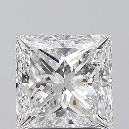 2.01 carat D-SI2 Natūralus Princess Deimantas (1)