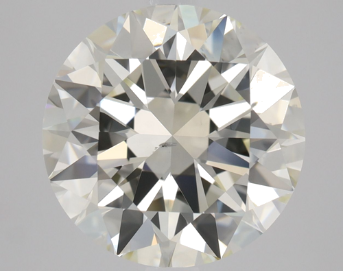 3.01 carat K-SI1 Excellent cut Natūralus Round Deimantas (1)