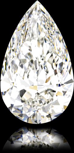 5.01 carat I-VVS2 Natūralus Pear Deimantas (1)