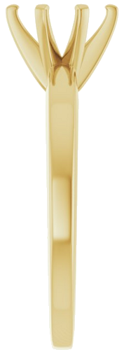Sužadėtuvių Žiedas „Solitaire“ 14k yellow gold Oval 7mm x 5mm (4)