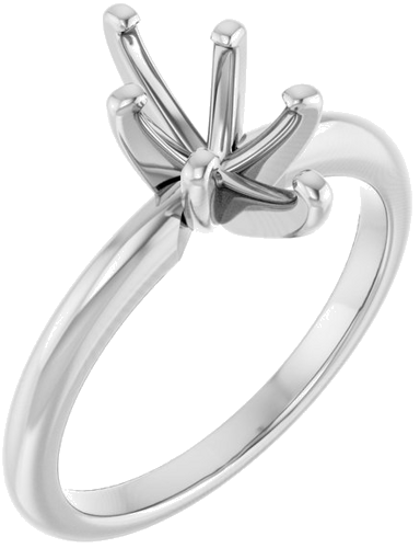 Sužadėtuvių Žiedas „Solitaire“ 585 Baltojo Aukso Marquise 10mm x 5mm (1)