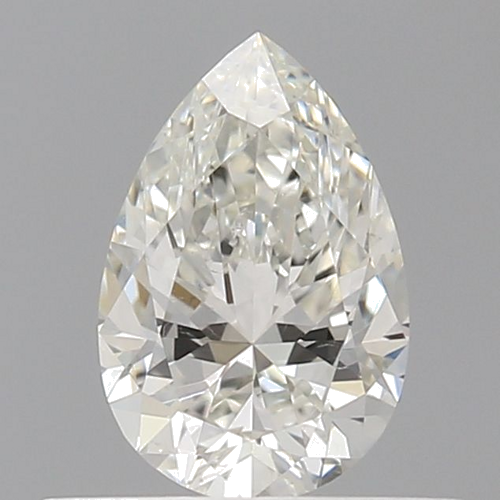 0.5 carat I-SI1 Natūralus Pear Deimantas (1)