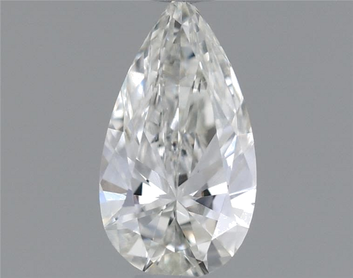 0.4 carat H-VS2 Natūralus Pear Deimantas (1)