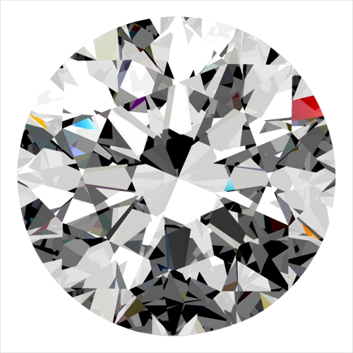 0.33 carat H-VS2 Excellent cut Natūralus Round Deimantas (1)
