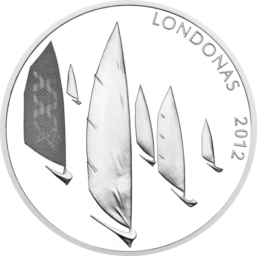 Lithuania 2011 London Olympics 50 litas silver coin PF 70 ULTRA CAMEO (3)