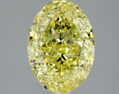 3.01 carat Fancy Intense Yellow-VS2 Natūralus Oval Deimantas (1)