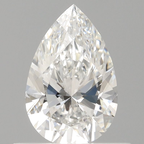 0.55 carat E-VVS1 Natūralus Pear Deimantas (1)