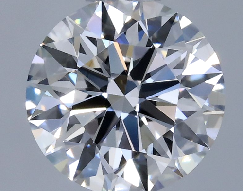 0.5 carat F-VVS2 Excellent cut Natūralus Round Deimantas (1)