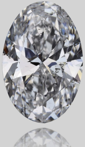 0.3 carat D-SI2 Natūralus Oval Deimantas (1)