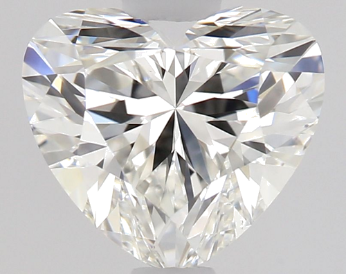 0.65 carat H-VS2 Natūralus Heart Deimantas (1)